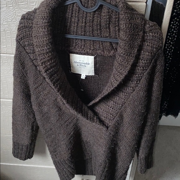 Abercrombie & Fitch Taupe chunky Sweater - Picture 4 of 9